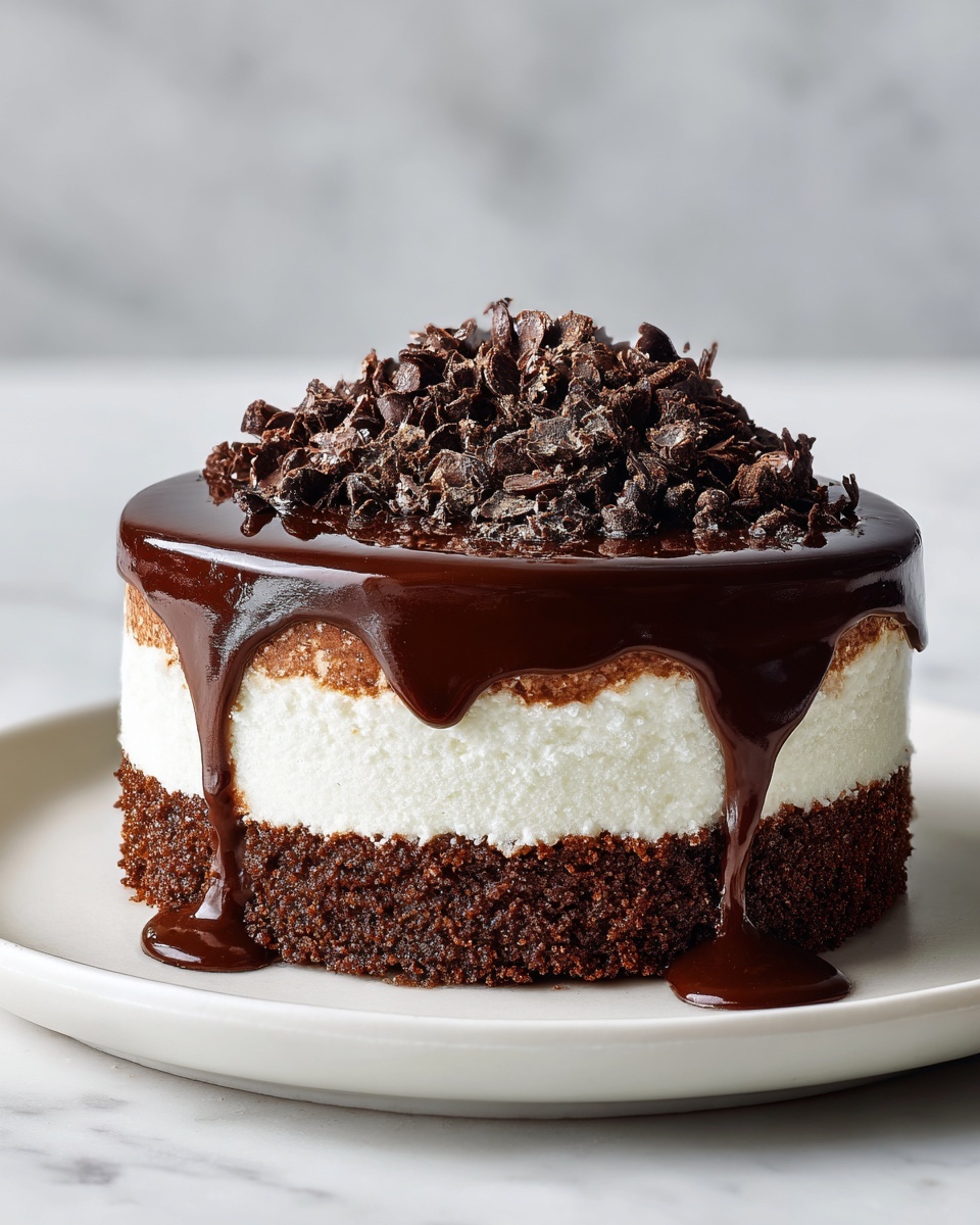 Chocolate Ganache Cheesecake Recipe - Recipe Image