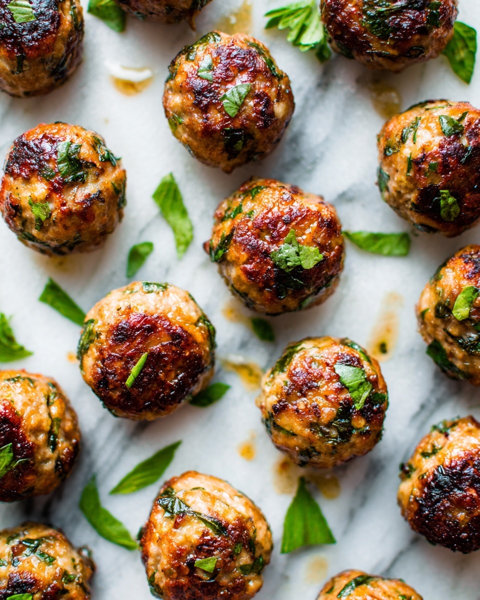 Italian-Style Chicken Meatballs Recipe - Recipe Image