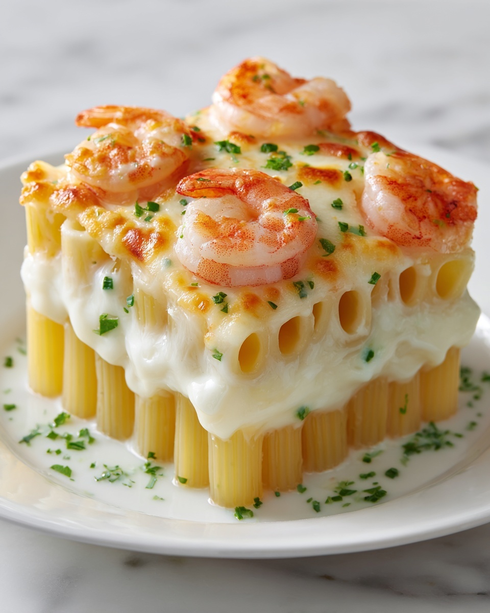 Shrimp Scampi Pasta Bake Recipe - Recipe Image