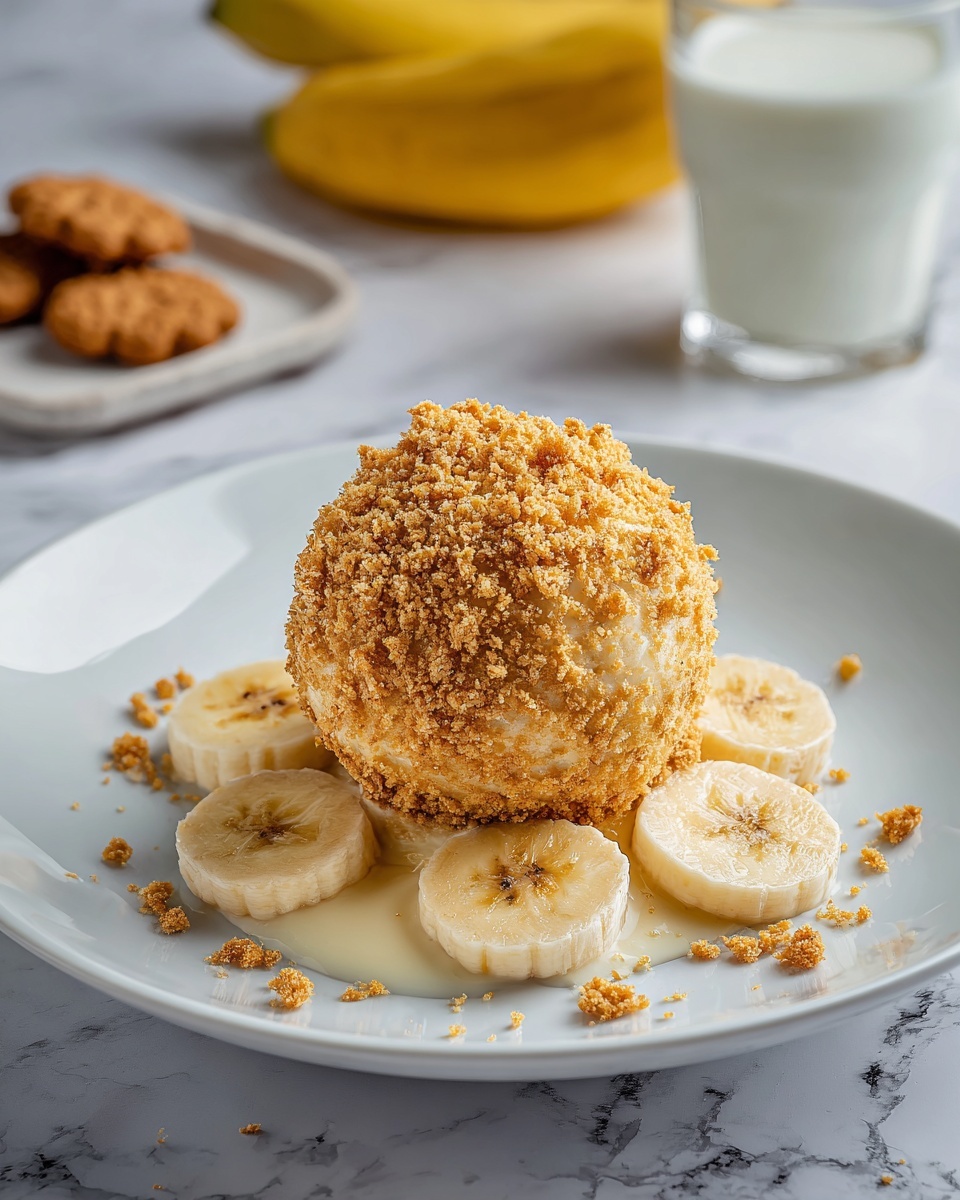 Banana Pudding Dessert Cheese Ball Recipe - Recipe Image