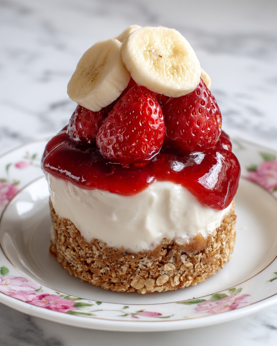 Strawberry Banana Cream Dessert Recipe - Recipe Image