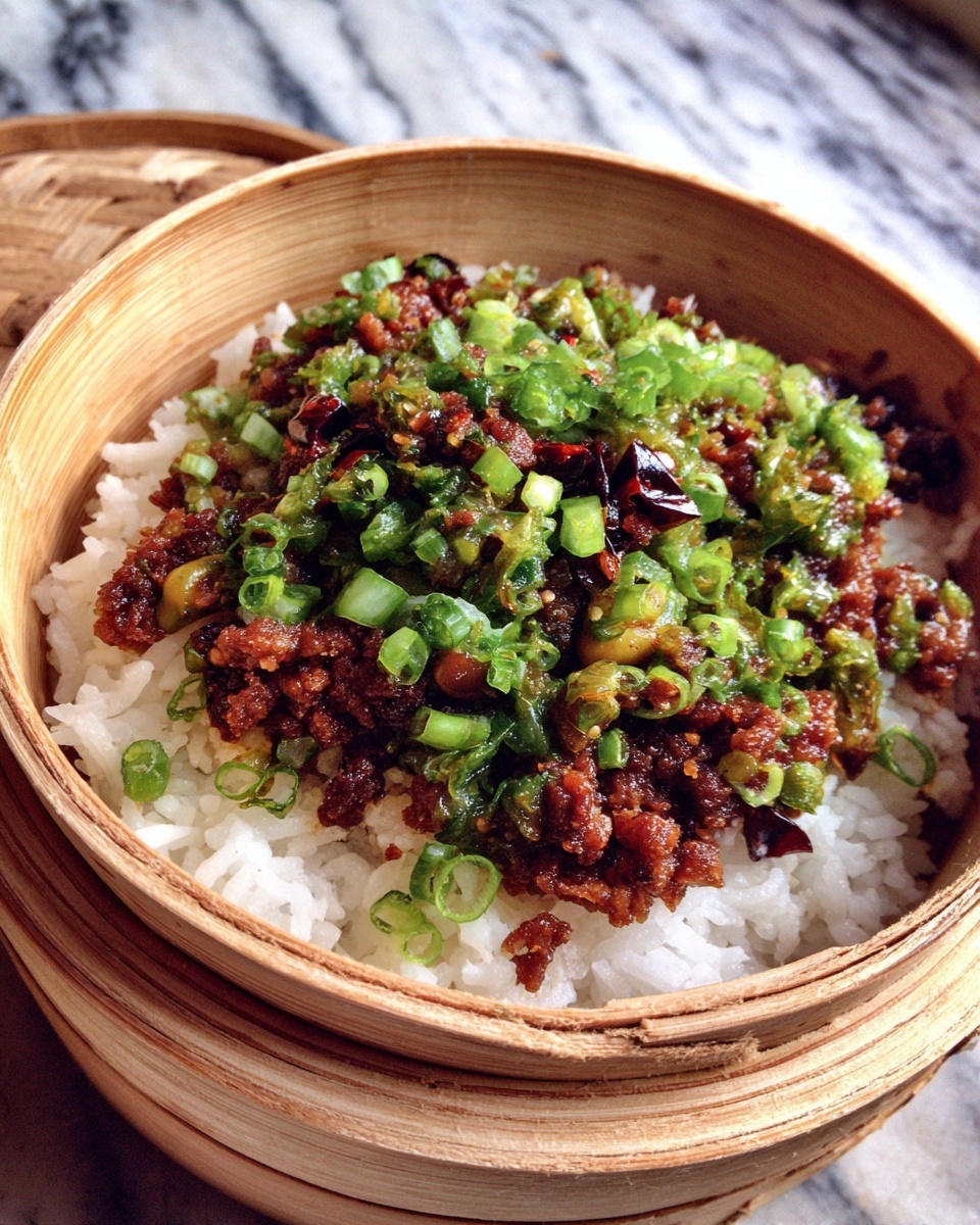 Chinese Savoury Sticky Rice Recipe - Recipe Image