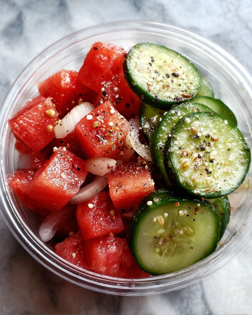 Watermelon & Pickle Snack Recipe - Recipe Image