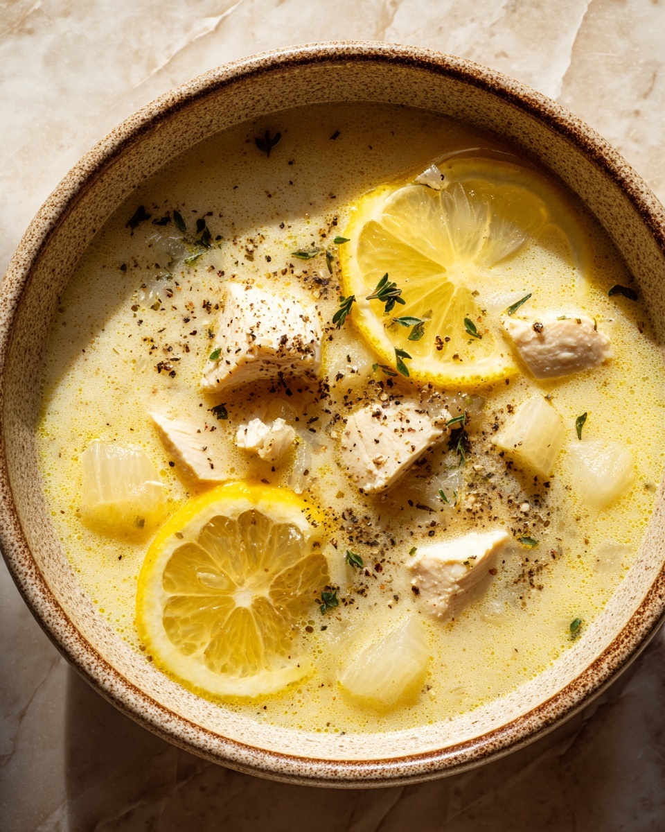 Avgolemono (Greek Egg and Lemon Soup) Recipe - Recipe Image