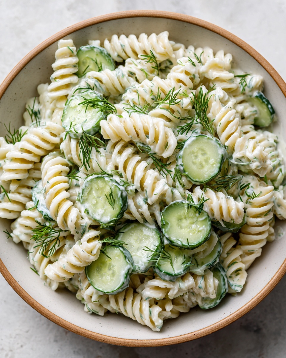 Dill Pickle Pasta Salad for a Tangy Twist Recipe - Recipe Image