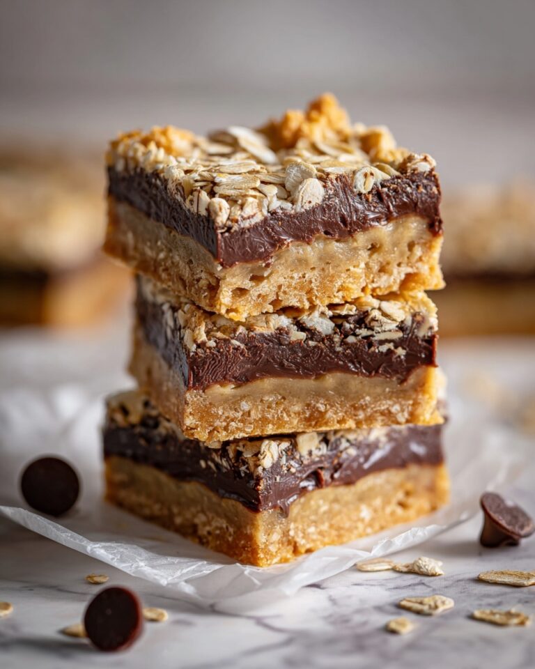 Oatmeal Fudge Bars Recipe