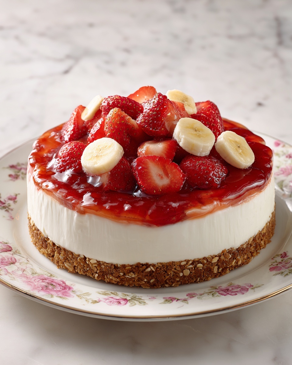 Strawberry Banana Cream Dessert Recipe - Recipe Image
