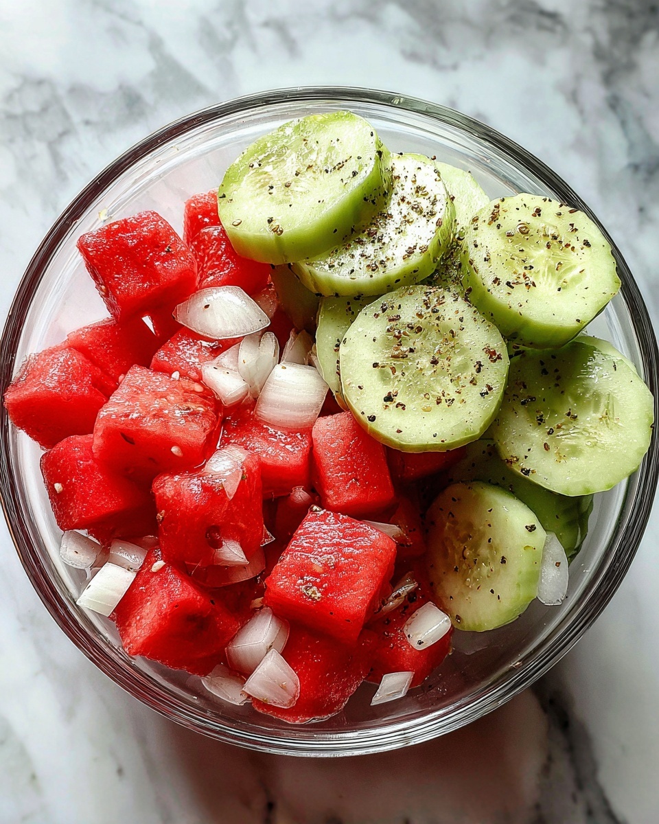 Watermelon & Pickle Snack Recipe - Recipe Image