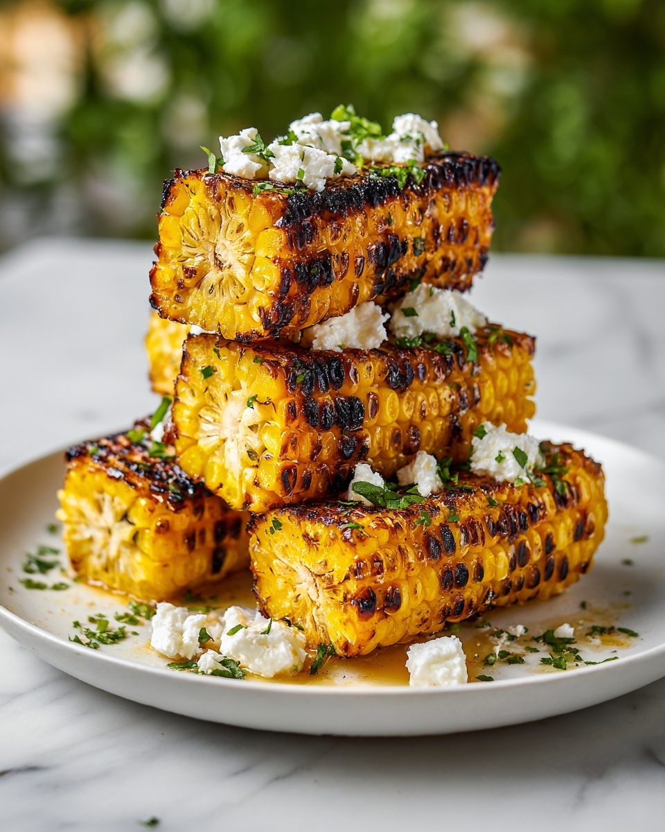 Grilled Corn with Herb Butter Recipe - Recipe Image