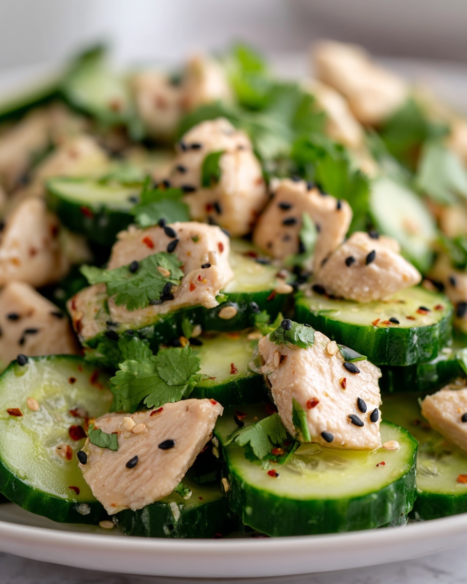 California Roll Cucumber Salad Recipe - Recipe Image