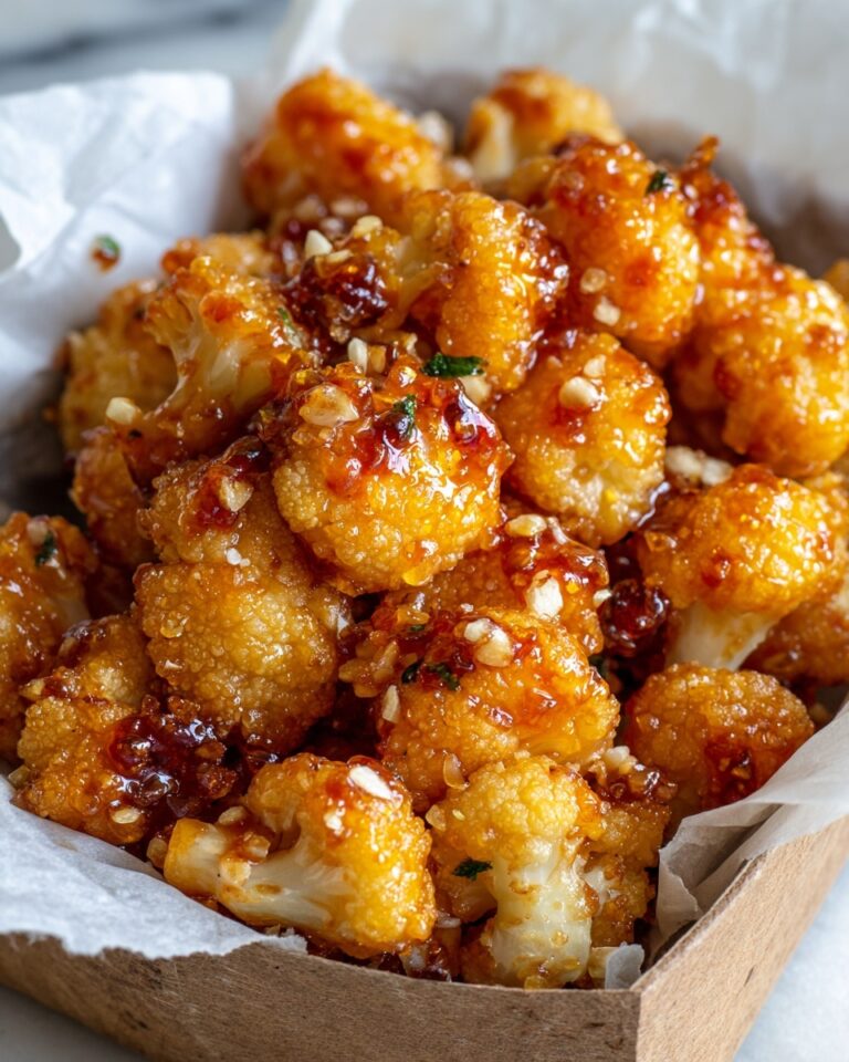 Korean Fried Cauliflower with Spicy Gochujang Sauce Recipe