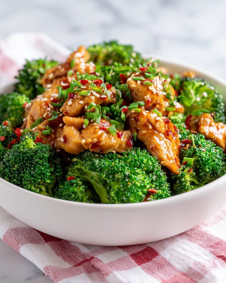 Garlic Chicken with Broccoli Recipe