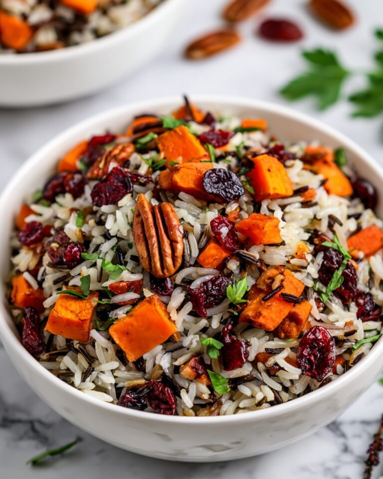 Cranberry Pecan Sweet Potato Wild Rice Pilaf Recipe