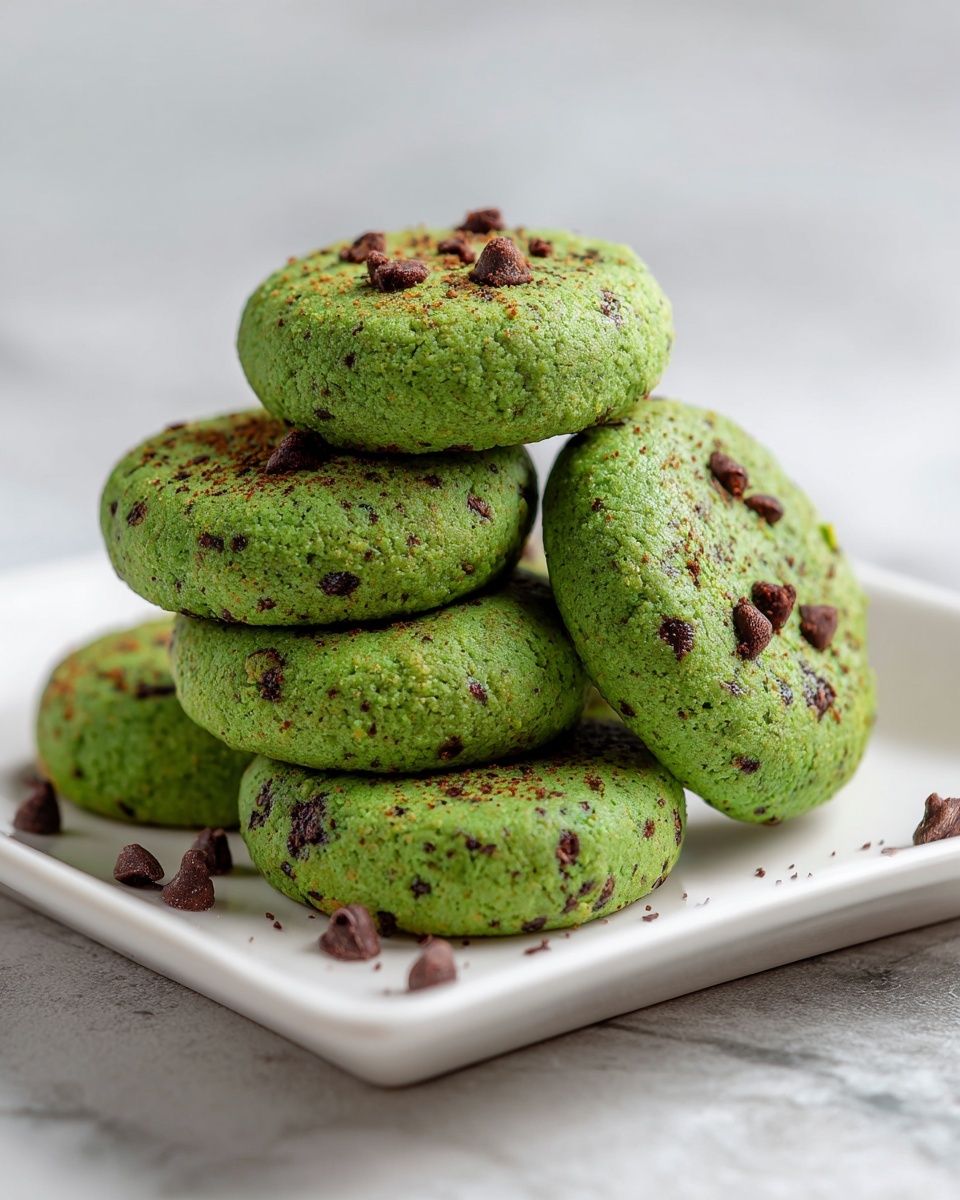 Pandan Cookies Recipe - Recipe Image
