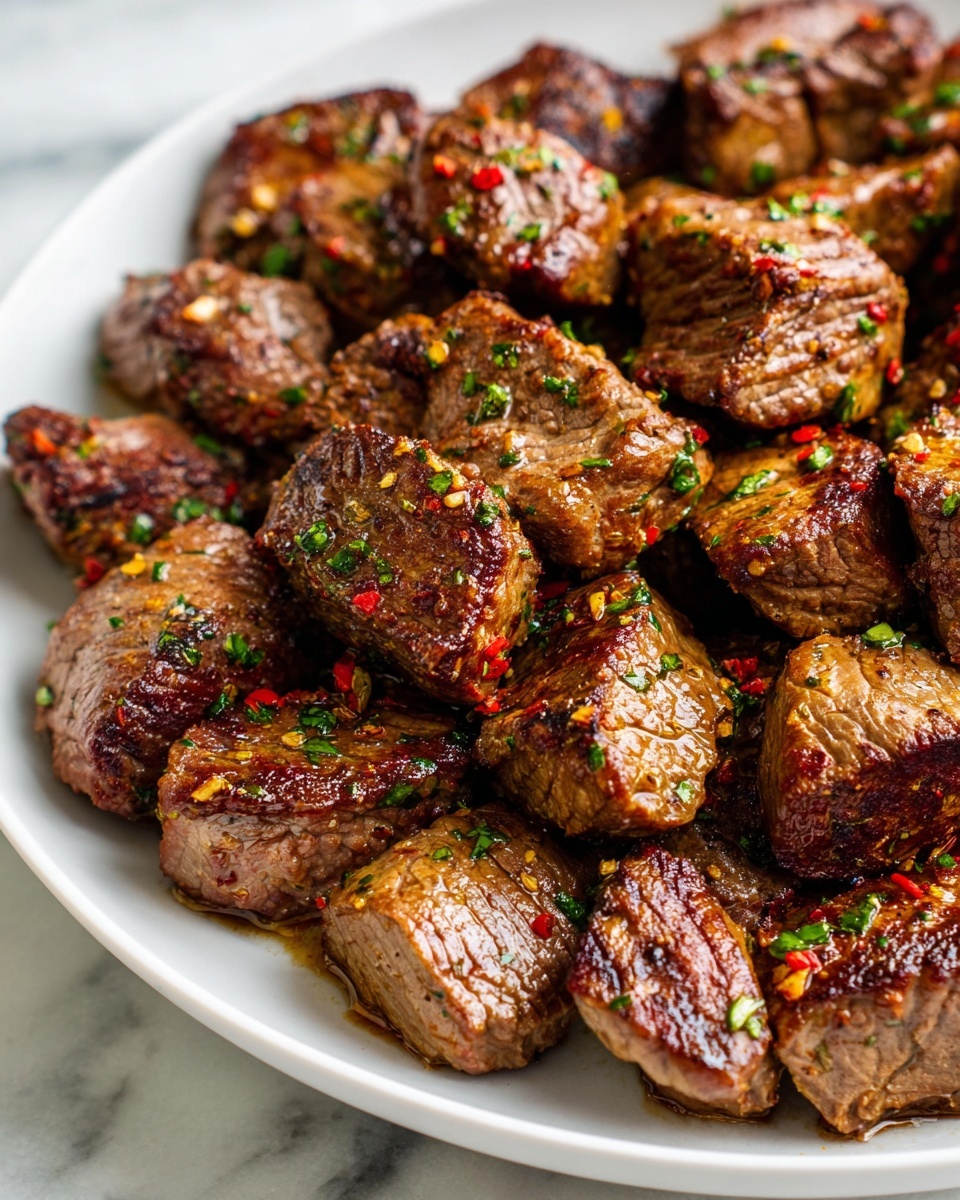Air Fryer Steak Bites Recipe - Recipe Image