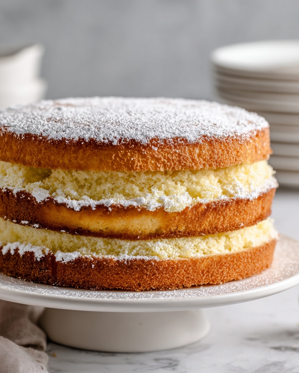 Vanilla Sponge Cake Recipe - Recipe Image