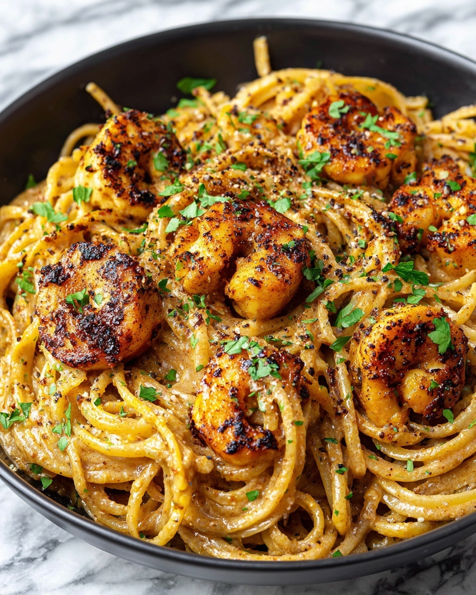 Cowboy Butter Chicken Linguine Recipe - Recipe Image
