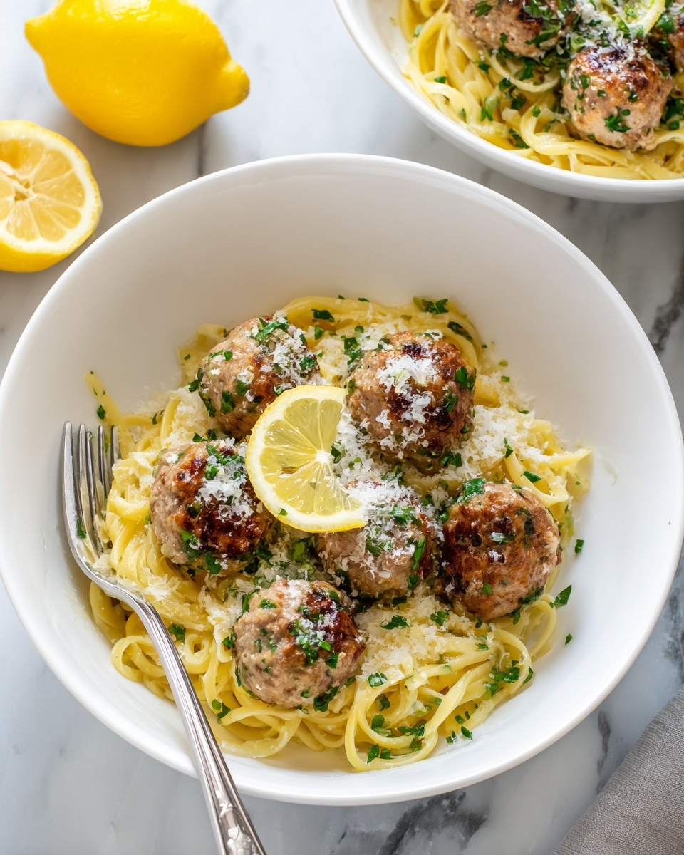 Chicken Piccata Meatballs Recipe - Recipe Image