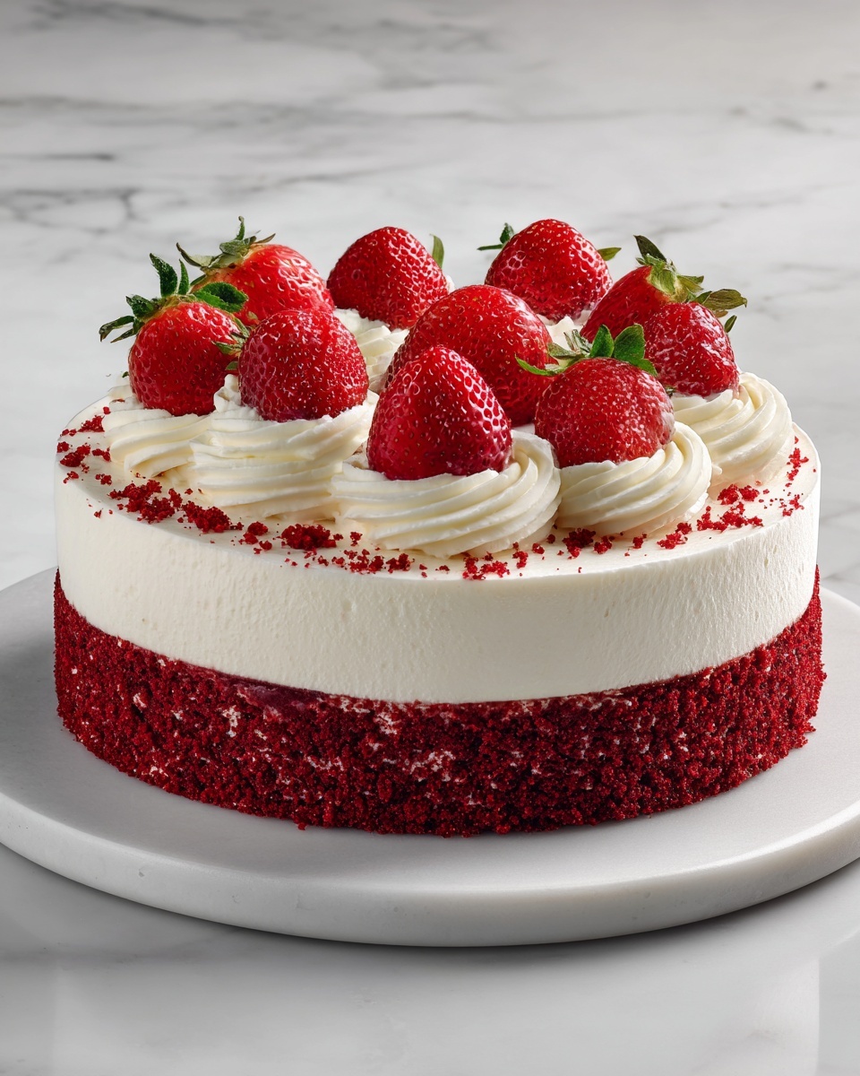 Red Velvet Strawberry Delight Recipe - Recipe Image