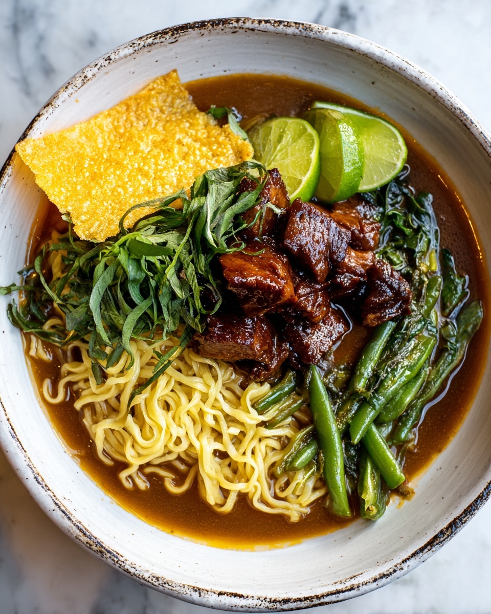 Curry Goat Noodles Recipe - Recipe Image