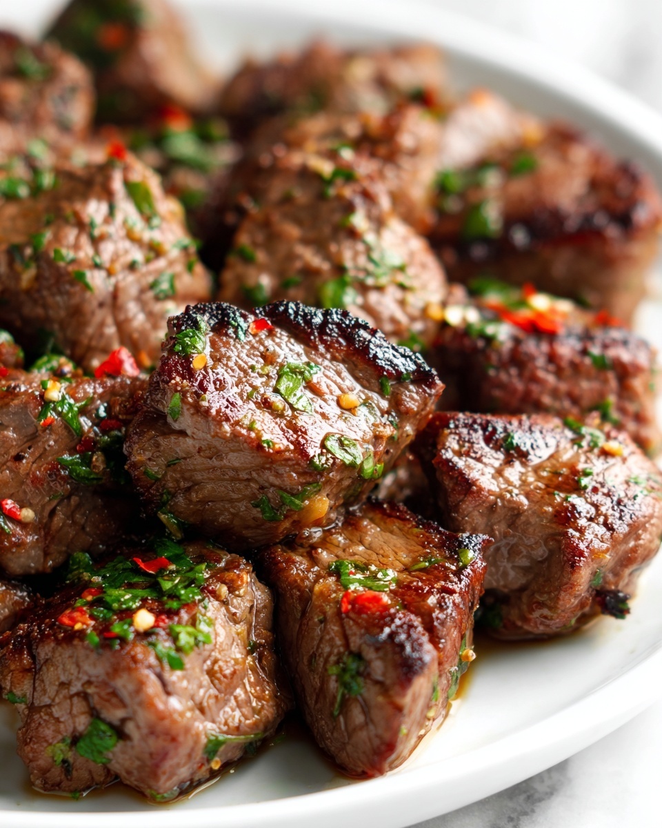 Air Fryer Steak Bites Recipe - Recipe Image