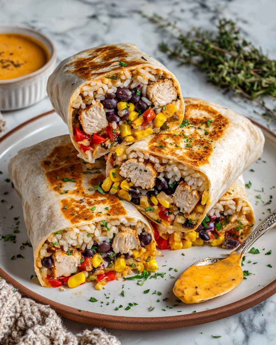 Southwest Chicken Wraps Recipe - Recipe Image