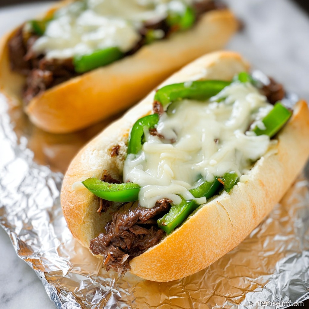Cheesesteak Sandwiches Recipe - Recipe Image