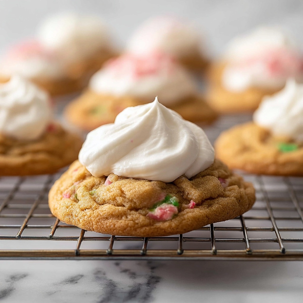 Rhubarb Cookies with Cream Cheese Frosting Recipe - Recipe Image
