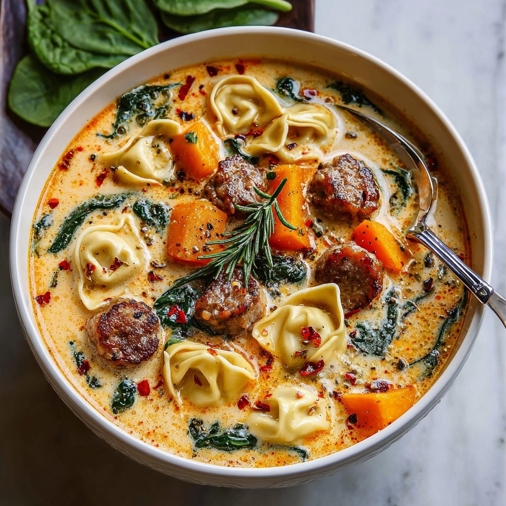 Creamy Sausage Tortellini Soup: The Ultimate Comfort Food Recipe - Recipe Image