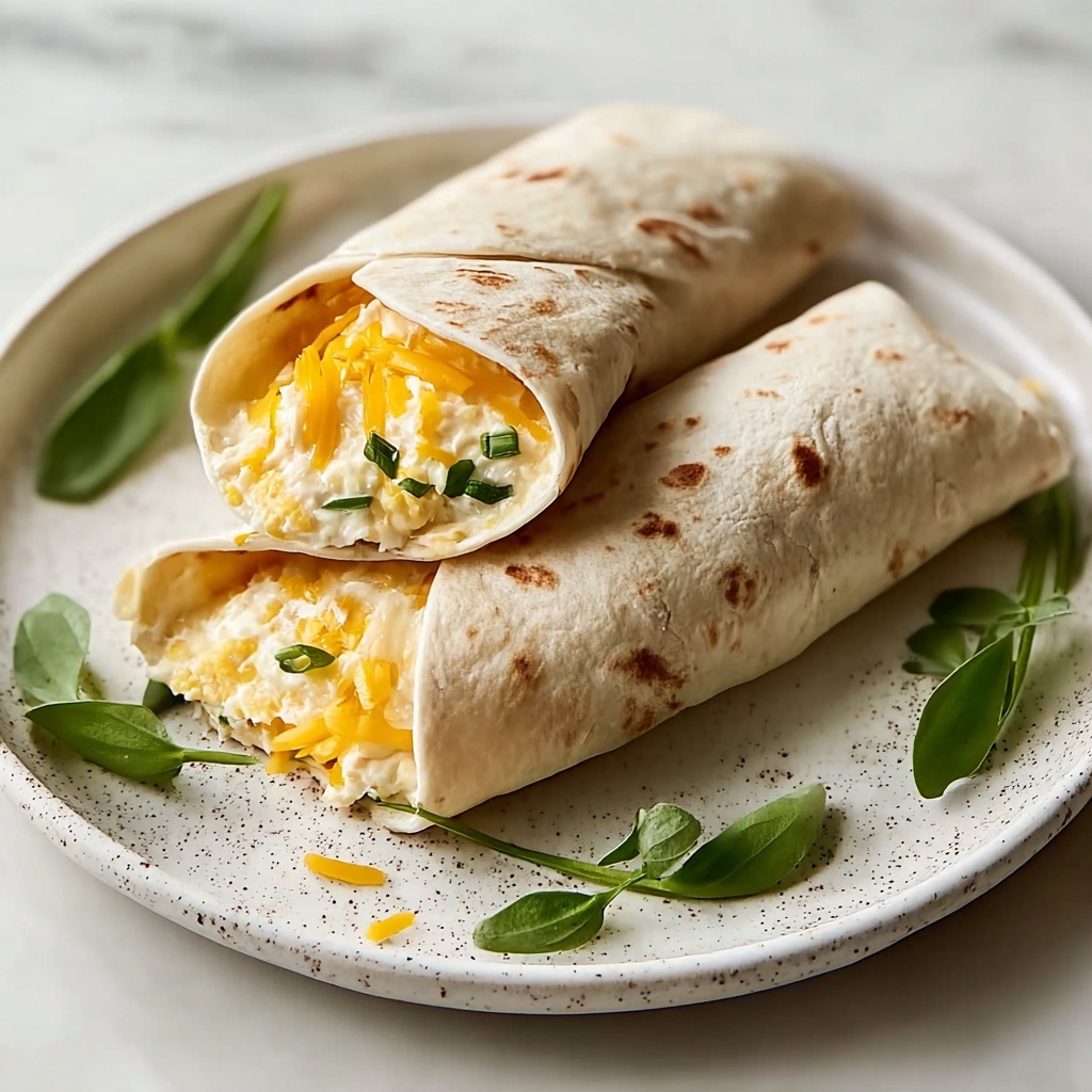 Cheesy Garlic Chicken Wraps Recipe - Recipe Image