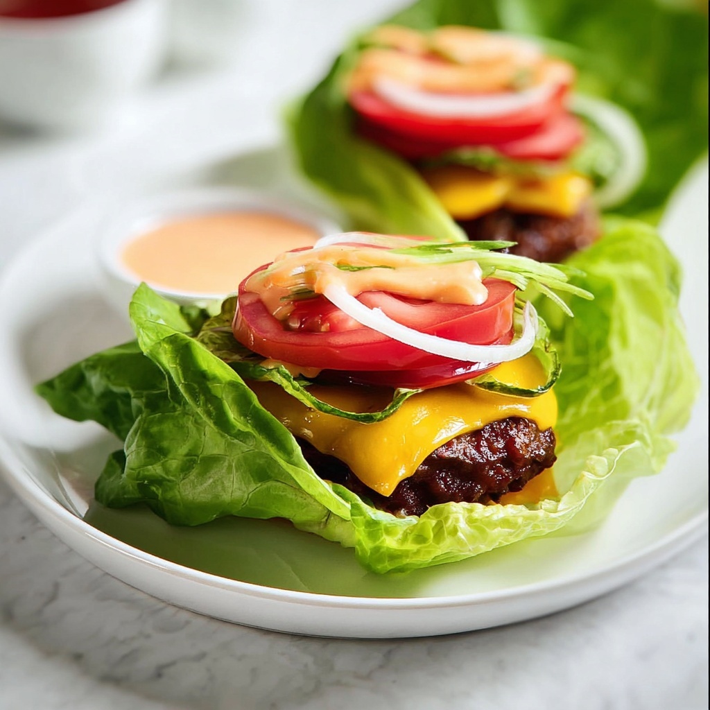 Cheeseburger Lettuce Wraps Recipe - Recipe Image