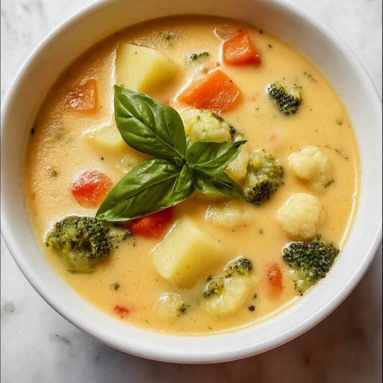 Easy Cheesy Vegetable Chowder Recipe