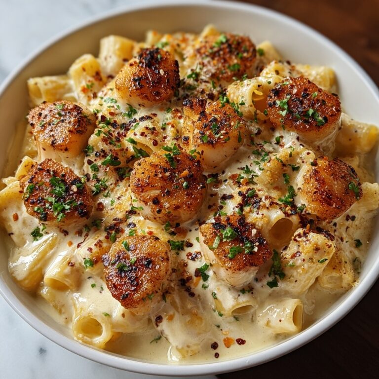 Cheesy Garlic Butter Chicken Bites with Creamy Parmesan Pasta Recipe