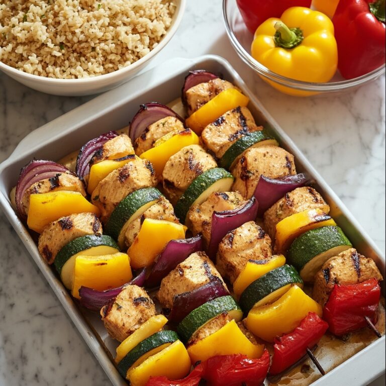 Garlic Herb Chicken Kabobs Recipe