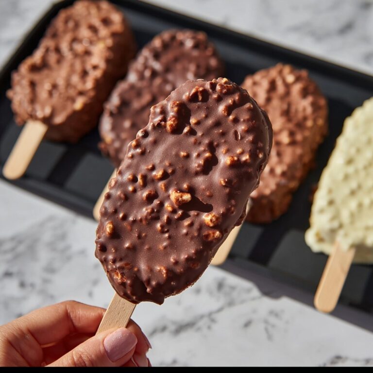 Chocolate Ice Cream Bars Recipe