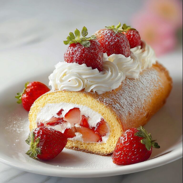 Strawberry Shortcake Roll Recipe