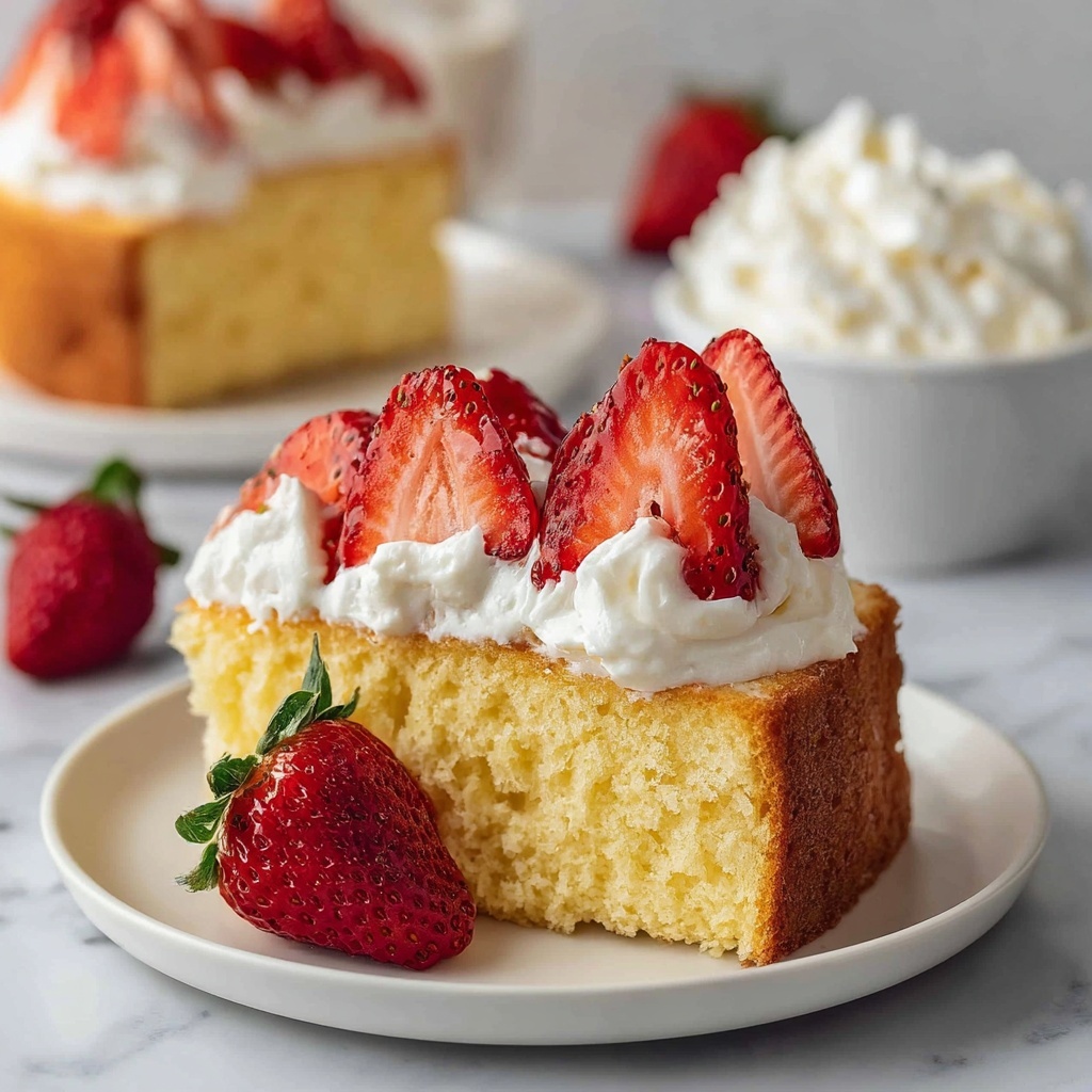 Strawberry Shortcake with Pound Cake Recipe - Recipe Image