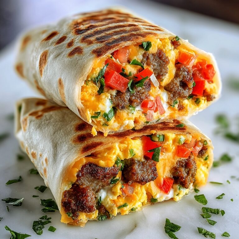 Freezer Breakfast Burritos Recipe
