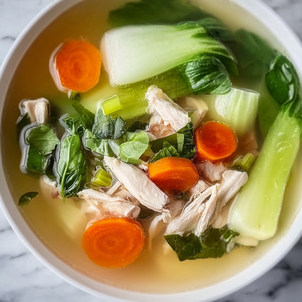 Bok Choy Chicken Soup Recipe - Recipe Image