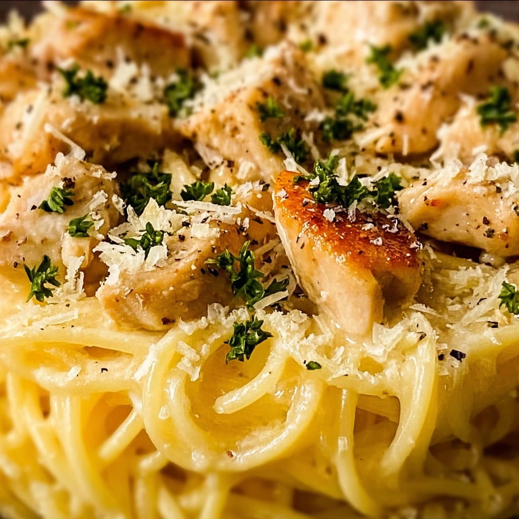 Best Chicken Scampi Pasta Recipe - Recipe Image