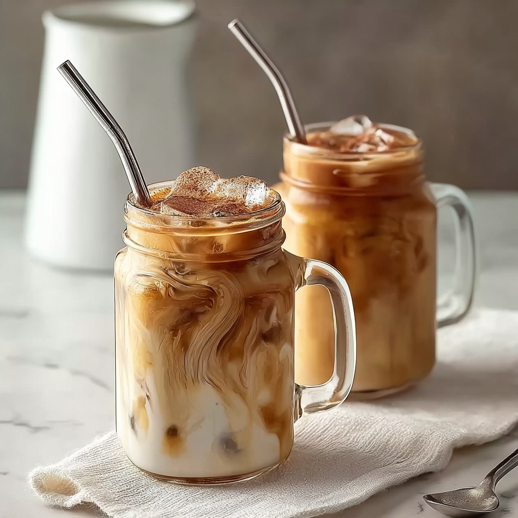 Oat Milk Iced Latte Recipe - Recipe Image