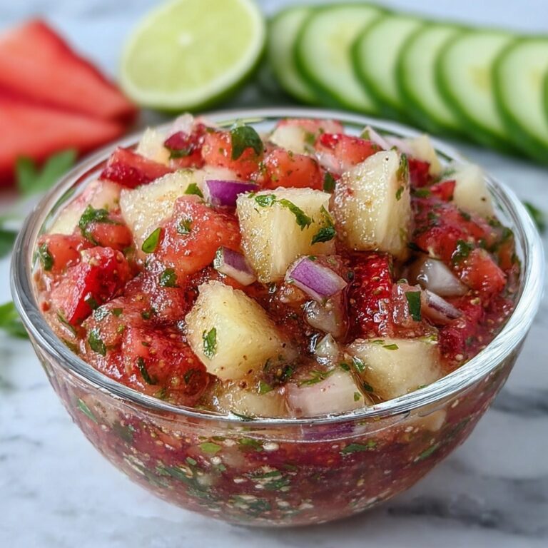 Strawberry Rhubarb Salsa Recipe