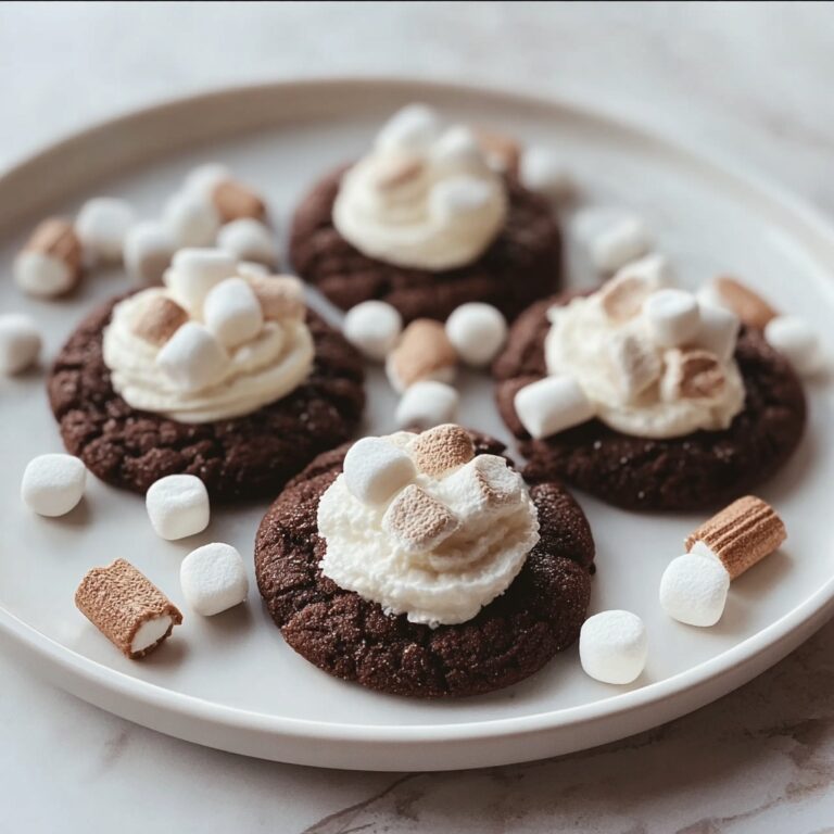 Hot Cocoa Cookies with Marshmallow Buttercream Recipe