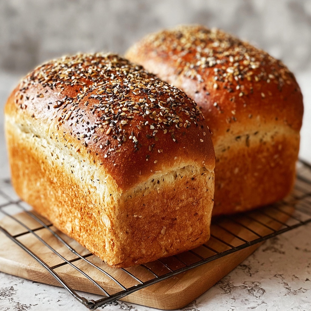 Multi-Seed Honey Wheat Bread Recipe - Recipe Image