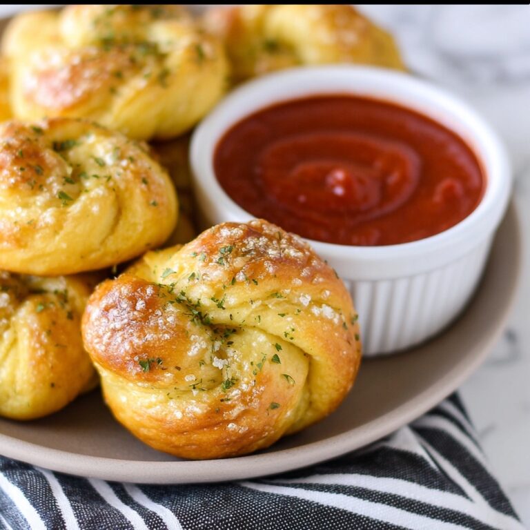 Garlic Parmesan Knots Recipe