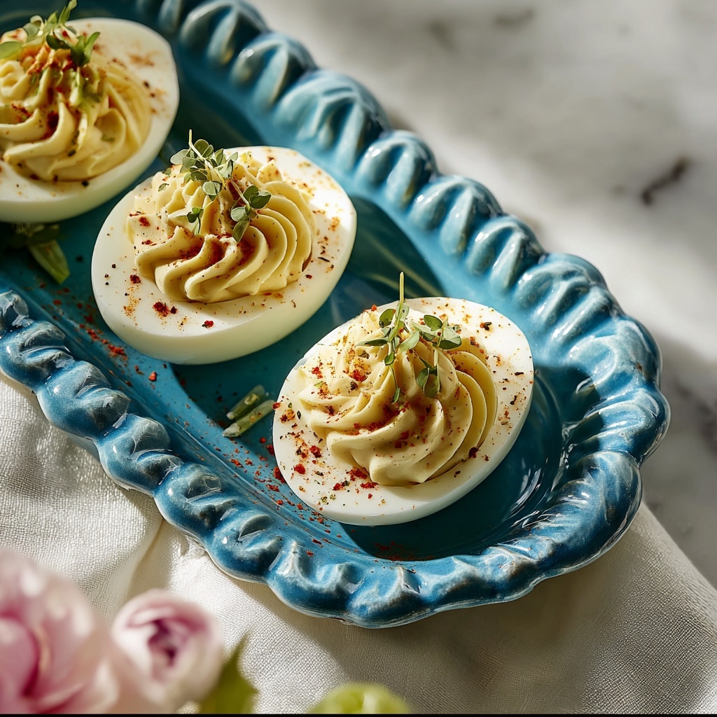 Grilled Deviled Eggs Recipe - Recipe Image