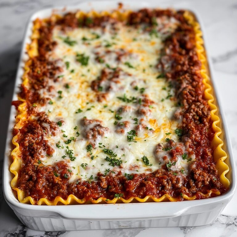 Easy Meat Lasagna Recipe