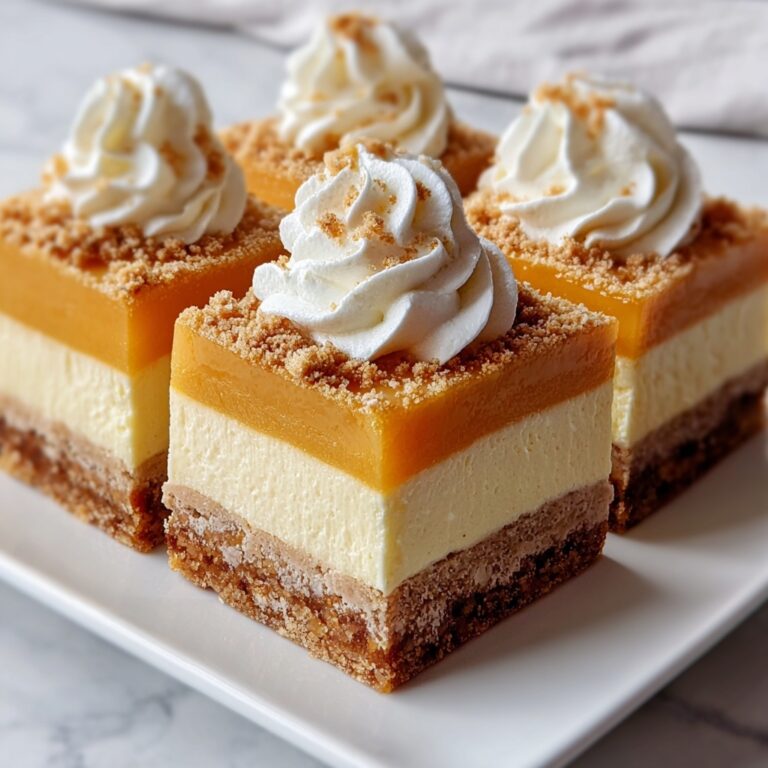 No Bake Pumpkin Cheesecake Bars Recipe