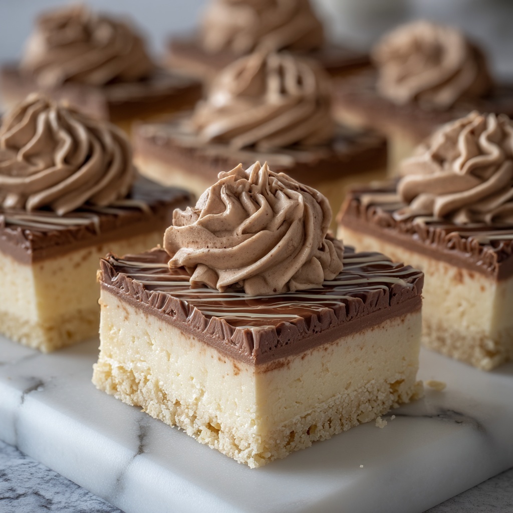 French Silk Pie Bars Recipe - Recipe Image