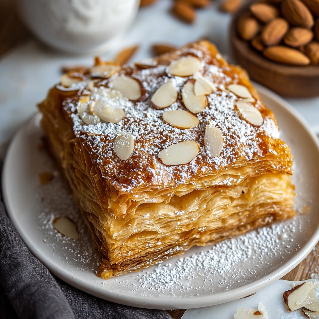Flaky Sweet Almond Pastry Recipe - Recipe Image